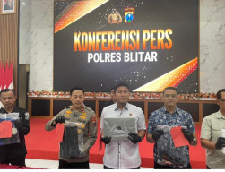 Polres Blitar Amankan Residivis Pembobol Tiga Gedung Sekolah