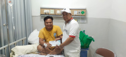 Ketua Umum KWI Jenguk Anggota yang Sakit di RS Islam Jemursari, Wujud Kepedulian dan Solidaritas