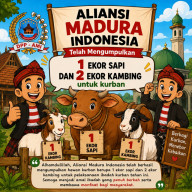 Aliansi Madura Indonesia Targetkan 2 Sapi dan 2 Kambing untuk Kurban Idul Adha 1447 H