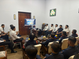 Penguatan Fungsi Pengamanan, Lapas Kelas I Madiun Ikuti Zoom Pengarahan Direktur Jenderal Pemasyarakatan