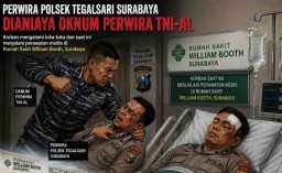 Tindak Lanjuti Laporan 110, Kanit Samapta Polsek Tegalsari Dihajar Oknum Perwira TNI-AL