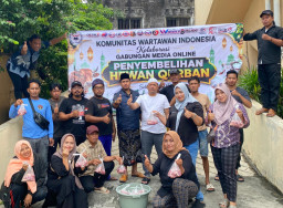 Gabungan Media Online dan KWI Gelar Qurban 2 Ekor Kambing di Hotel Horison Arcadia Surabaya beritakasus.com // Surabay