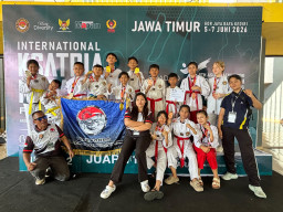 Taekwondo Black Scorpion New Club Kabupaten Malang Raih 14 Medali di Kejuaraan Internasional Ksatria Nusantara Series 20