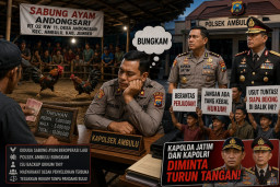 Sabung Ayam di Andongsari Diduga Kembali Beroperasi, Masyarakat Minta Penegakan Hukum Transparan