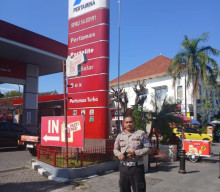 Antisipasi Antrean Pembeli Bio Solar di SPBU, Satlantas Polrestabes Surabaya Patroli Rutin Tiap 1 Jam