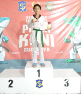 Siswa SMPN 2 Surabaya Moch Adam Alvaro Ukir Deretan Prestasi Taekwondo Bersama Club Masterckik Surabaya
