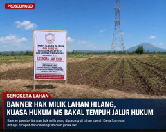 Banner Hak Milik Lahan Diduga Dicopot dan Hilang, Kuasa Hukum MS Siapkan Langkah Hukum