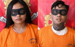 Pasutri Siri Spesialis Curanmor Dibekuk Polsek Lakarsantri, Beraksi Berantai di Surabaya dan Gresik