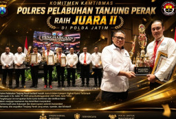Satresnarkoba Polres Pelabuhan Tanjung Perak Raih Juara II Ungkap Kasus Semester I 2026 dari Polda Jatim