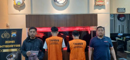 Polrestabes Surabaya Amankan Dua Pengedar dengan Sabu 250,16 Gram