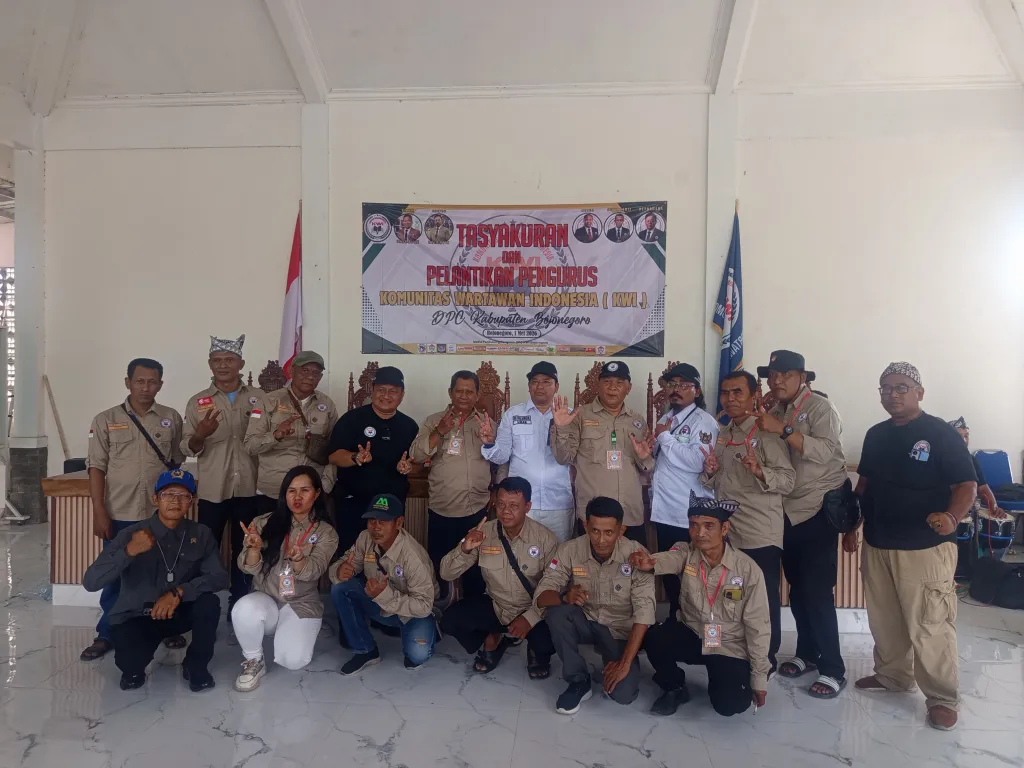 Pelantikan KWI Bojonegoro 2026 Meriah, Dihadiri Tokoh Pers dan Dimeriahkan Elektun Ria Nada