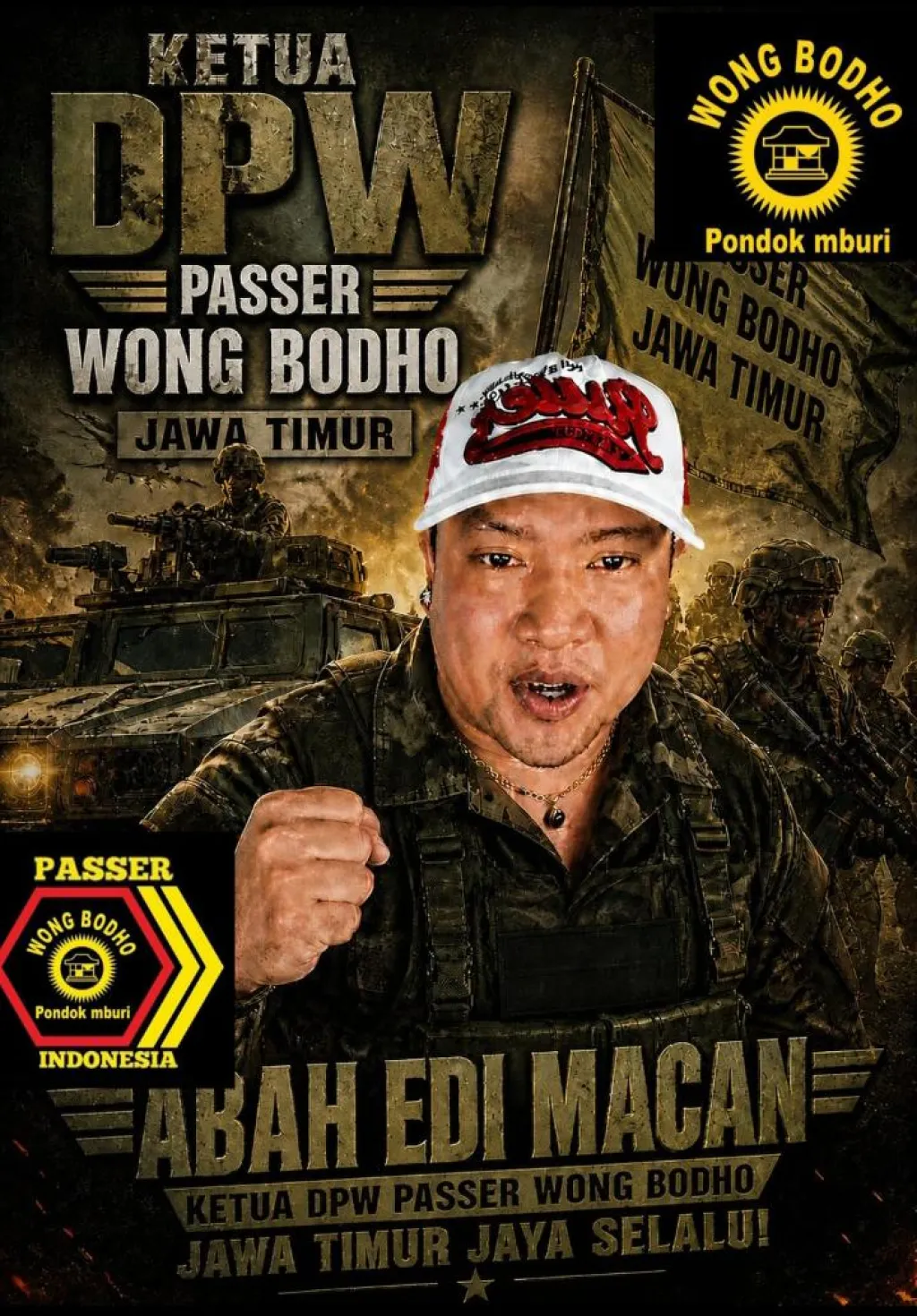 Selesai Masa Transisi, Abah Edi Macan Resmi Pimpim Passer Wong Bodho Jatim; Riawan Beri Dukungan Penuh  