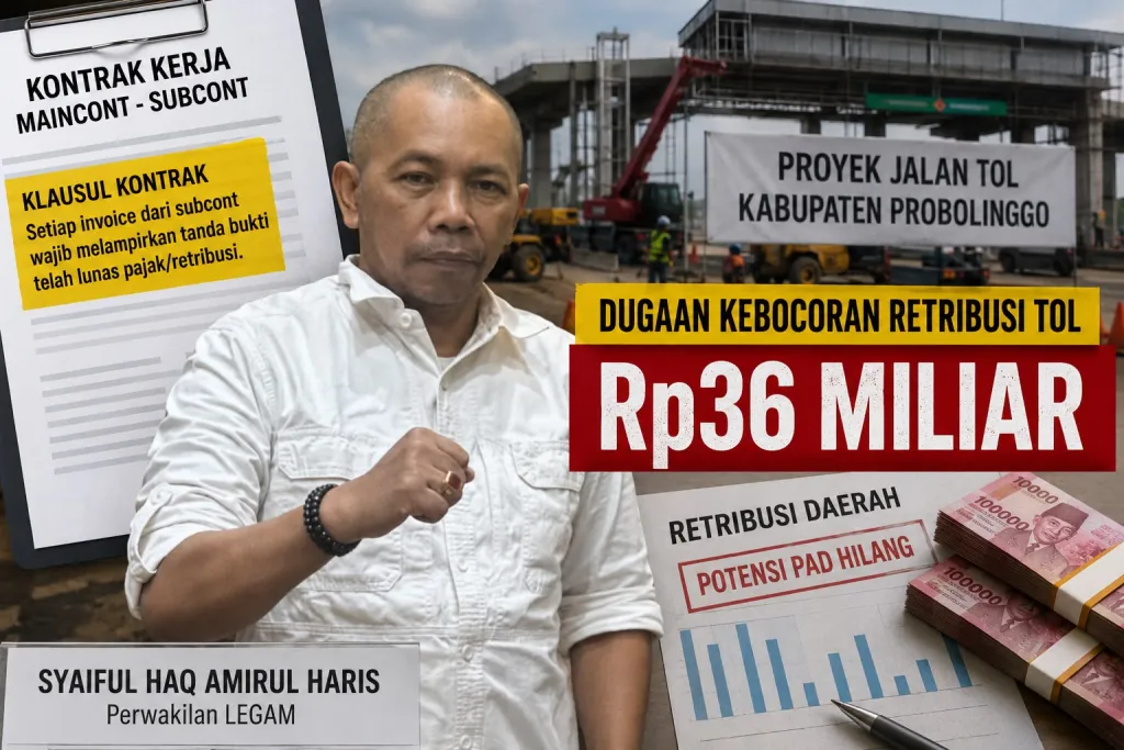 Legam Ungkap Dasar Pelaporan Maincont dalam Dugaan Kebocoran Retribusi Tol Rp36 Miliar
