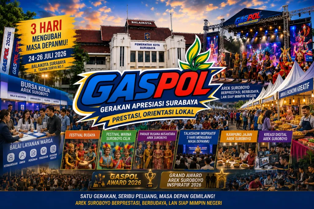 GASPOL Tiga Hari Mengubah Masa Depan! Festival Budaya, Bursa Kerja dan UMKM Targetkan 10.000 Pengunjung