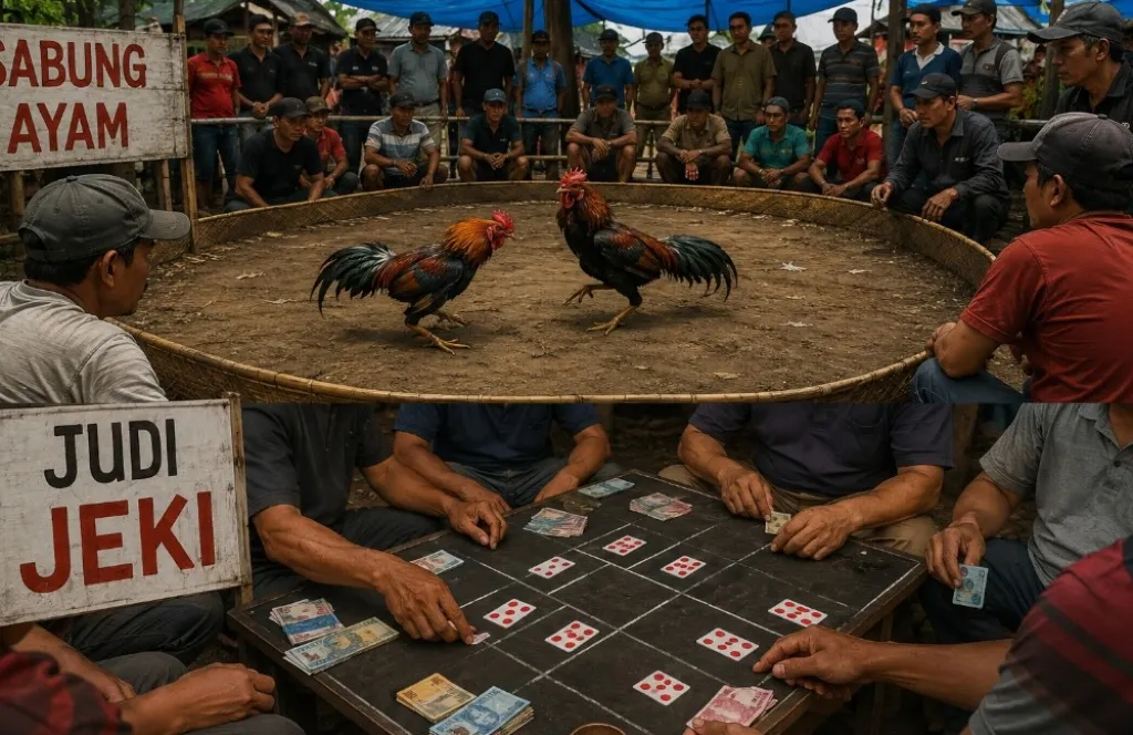 Warga Minta Aparat Bertindak Diduga Ada Aktivitas Sabung Ayam dan Cap Jeki di Desa Srigading, 