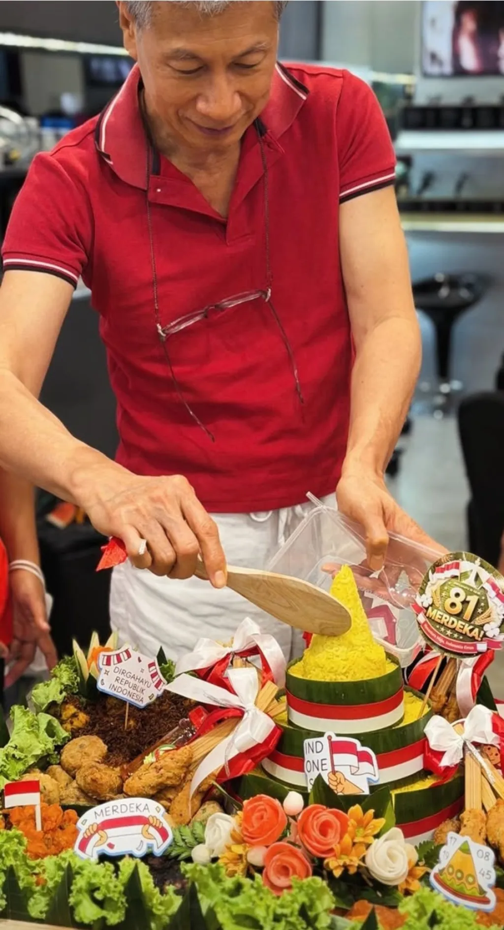 Salon Rota Gelar Lomba dan Potong Tumpeng Rayakan HUT ke-81 Kemerdekaan RI