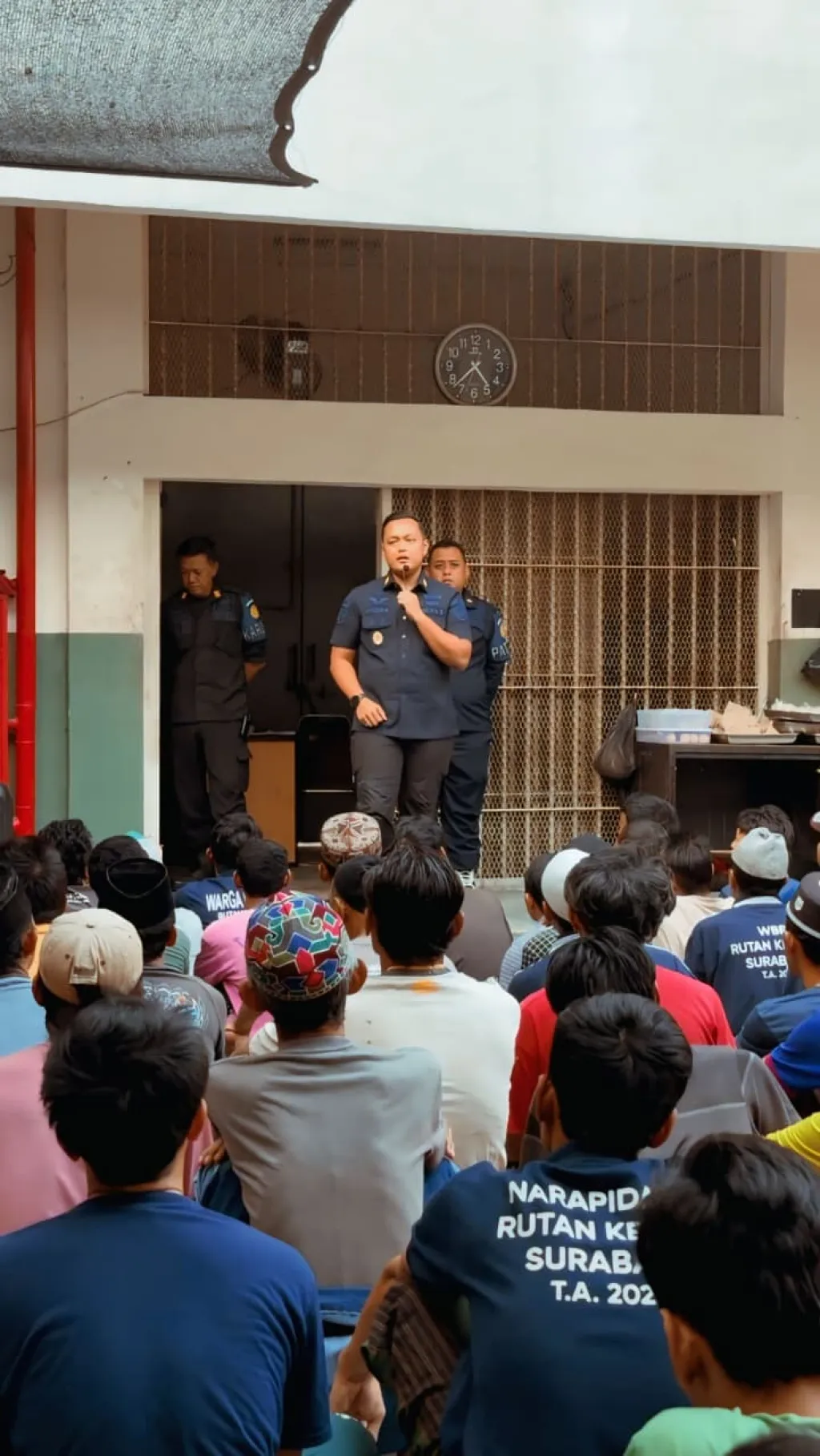 Perkuat Keamanan Rutan Surabaya, Andra Naftali Gustaf Vano Turun Langsung Bina Warga Binaan Blok Chandrapura