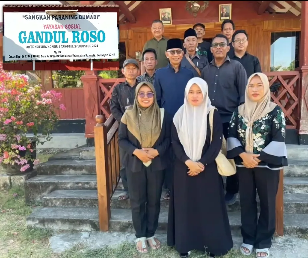 H. Lamidi Jimat, S.H. Kepengurusan Baru Gandul Roso Harus Jadi Amanah Pengabdian untuk Masyarakat Bojonegoro 