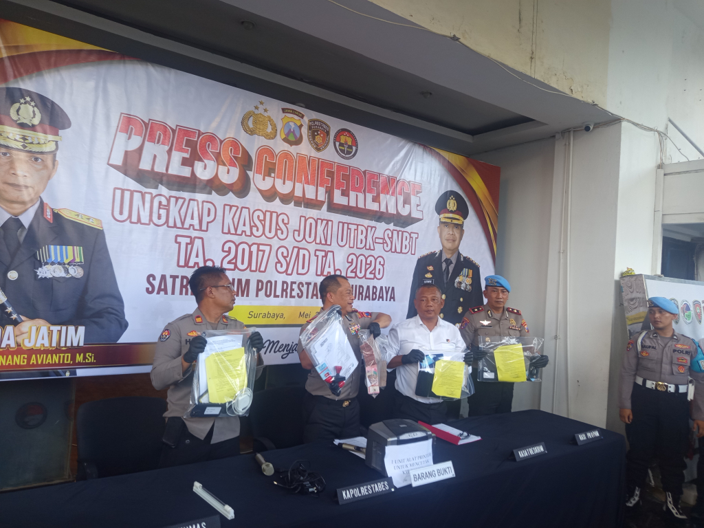Polrestabes Surabaya Bongkar Jaringan Joki UTBK-SNBT, Diduga Beroperasi di Sejumlah Daerah Sejak 2017 Sampai Dengan 2026