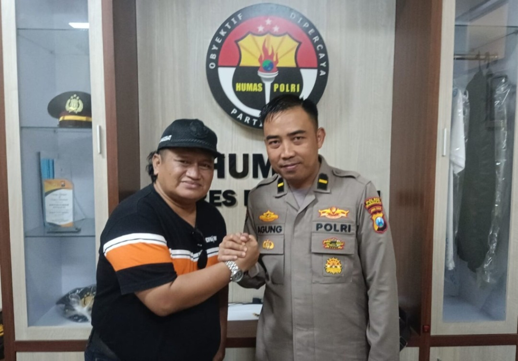 Penasehat KWI Abah Samsul Arifin Jalin Sinergitas dan Pererat Silaturahmi dengan Kasi Humas Polres Bangkalan