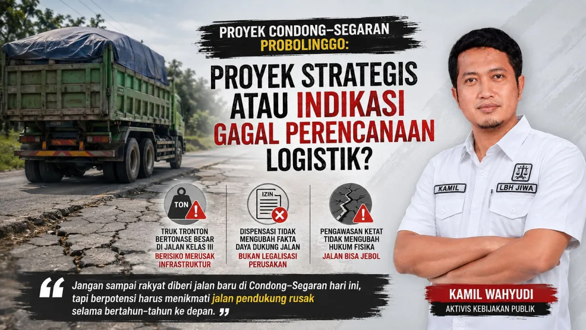 Aktivis Tolak Truk Tronton Melintas di Jalan Kelas III Probolinggo Dispensasi Tak Boleh Jadi Pembenaran