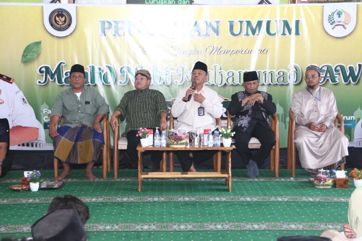 Jalin Silaturahmi  Abah Kirun dan Kadir Hadir Bersama Warga Binaan dalam Peringatan Maulid Nabi Muhammad SAW 1448 H