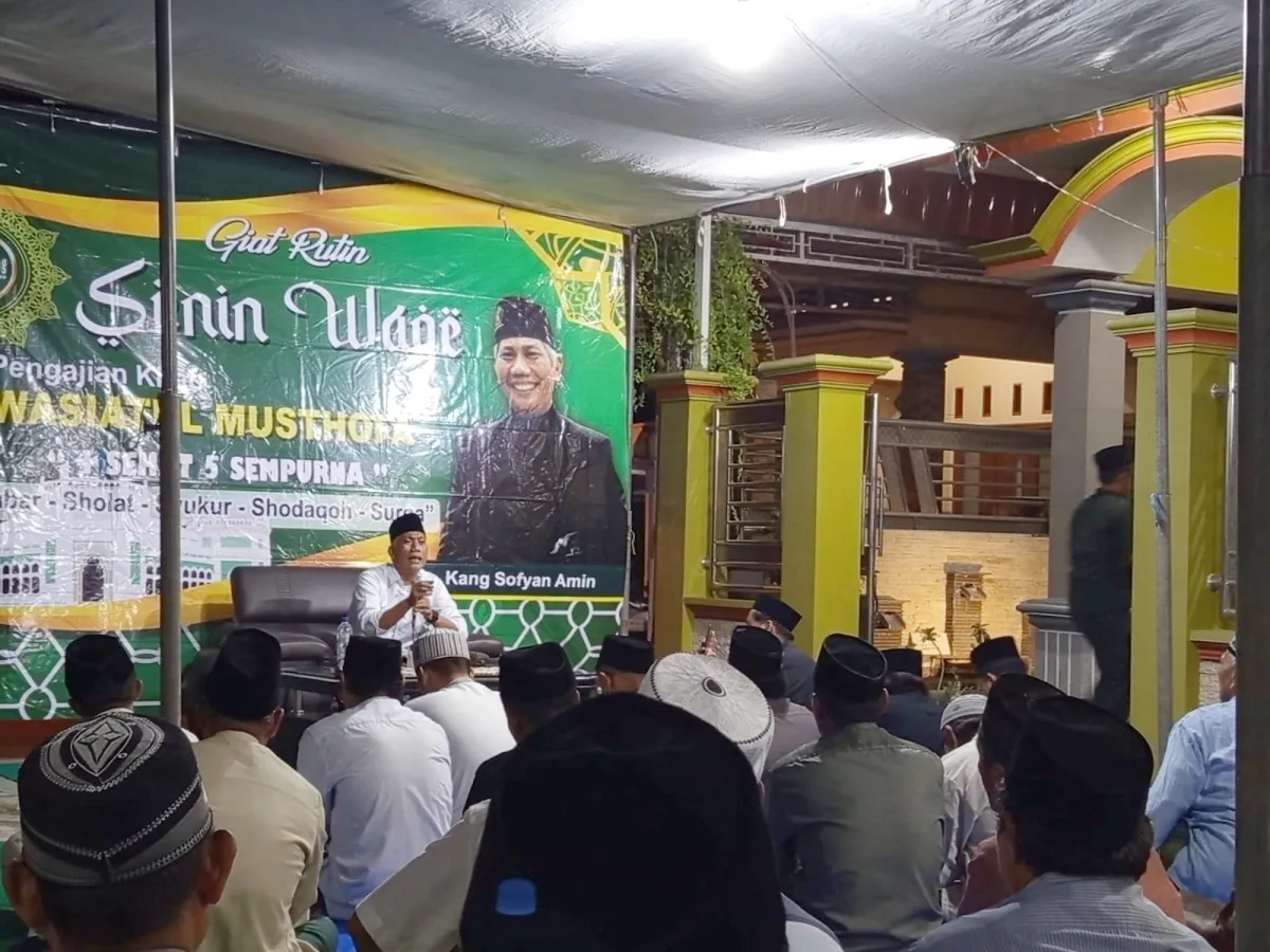 Senin Wage Penuh Berkah, Pengajian Wasiatul Musthofa di Randegan Jadi Ajang Pererat Silaturahmi Warga