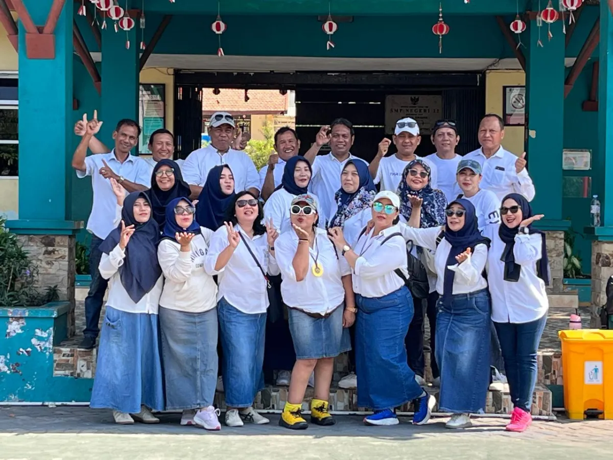 Reuni Akbar SMPN 22 Surabaya Kian Matang, Alumni Lintas Angkatan Kompak Gelar Gladi Bersih